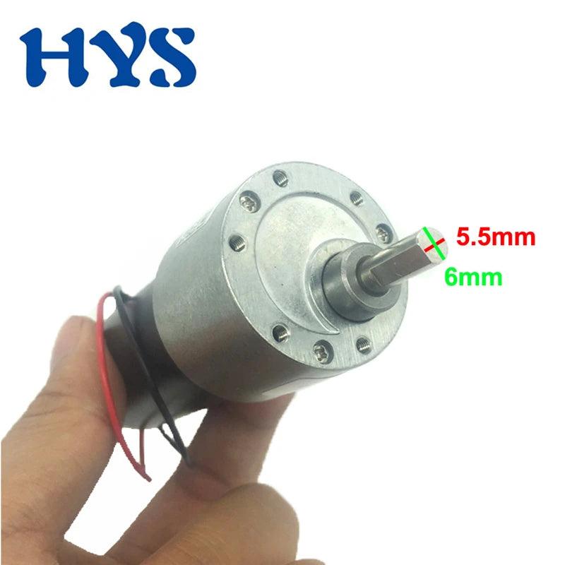 31ZY DC Gear Motor Encoder 12V 24V Max Torque 108KG Speed Reducer 10-1270rpm Metal Gearbox Motor Encode Electric Engine Model