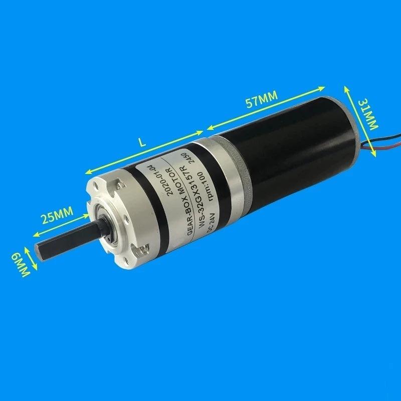 32GX3157R 32mm Planetary Gear Reducer 31ZY Micro Low Speed DC Motor 12V24V Adjustable Speed Forward And Reverse Motor