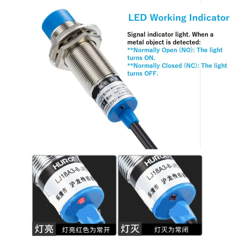 LJ30A3 proximity sensor, M30 inductive switch, 15mm proximity sensor, 10mm proximity switch, long distance metal detector, NPN proximity switch, PNP proximity sensor, 24V limit switch, NO NC proximity switch, flush mount sensor, non-flush proximity switch, industrial automation sensor, waterproof proximity switch