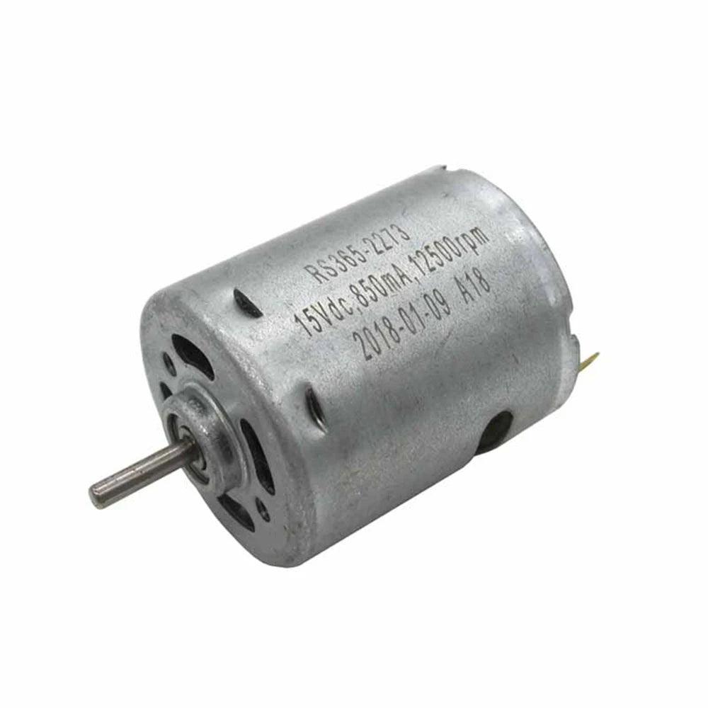 365 Micro DC Motor 12V-18V High Speed 11300rpm-17500rpm Ball Bearing Carbon Brush Electric DIY Model Engine Fan RS365-2273