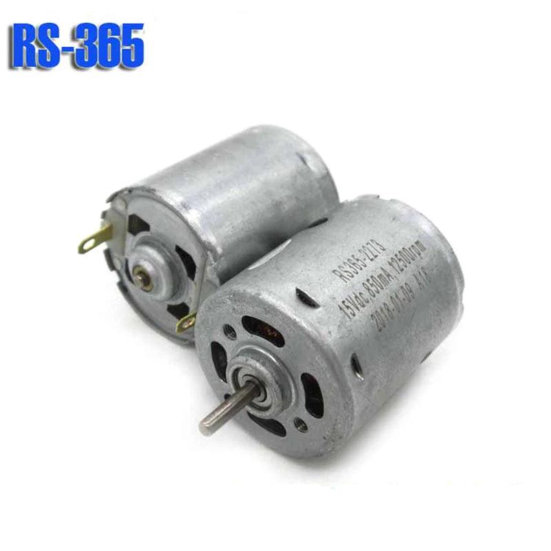 365 Micro DC Motor 12V-18V High Speed 11300rpm-17500rpm Ball Bearing Carbon Brush Electric DIY Model Engine Fan RS365-2273