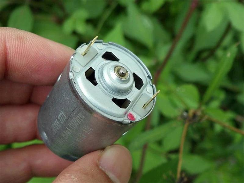 365 Micro DC Motor 12V-18V High Speed 11300rpm-17500rpm Ball Bearing Carbon Brush Electric DIY Model Engine Fan RS365-2273