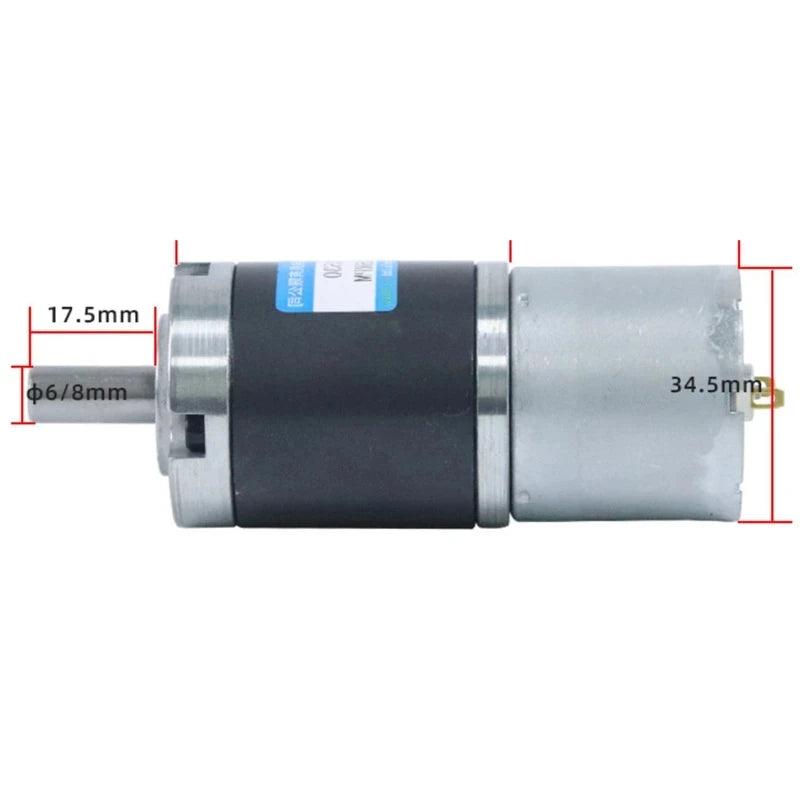 36GP-3530 Planetary Gear DC Motor Torque 50KG 12V 24V Reducer Speed 8pm To 1154rpm PWM Reverse Forward Electric Engine Motor DIY