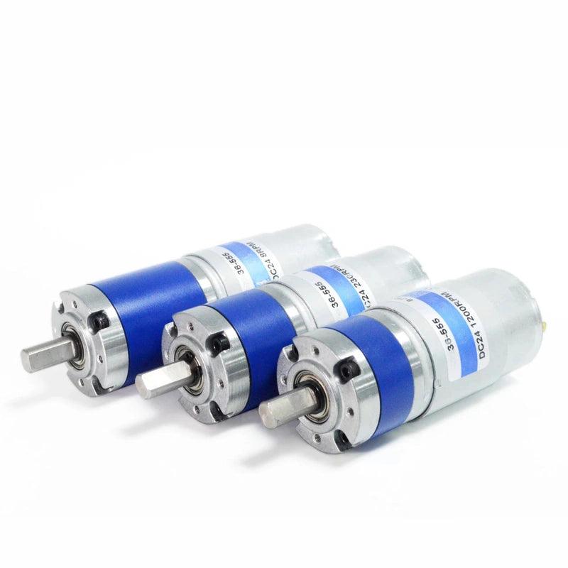 36GP-555 DC 12V 24V Carbon Brush Planetary Gear Motor For Robot Smart Home