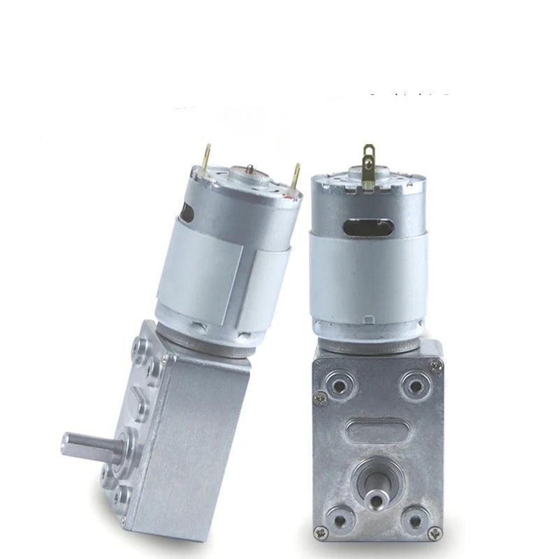 385 Gear DC Motor 12V 24V Metal Gearbox Reduce Speed Mini Motors High Torque jgy385