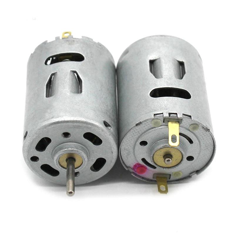 3pcs 380 Micro DC Motor 3V 6V 4500rpm 9000rpm High Speed PWM Reversed CW CCW Low Noise Metal Electric DIY Model Toy Engine RS380