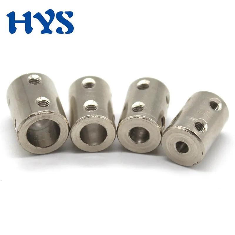 3pcs 4mm/5mm/6mm/8mm/10mm Rigid Shaft Coupling Coupler Motor Connector Sleeve #45 Steel