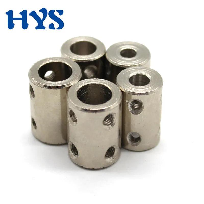 3pcs 4mm/5mm/6mm/8mm/10mm Rigid Shaft Coupling Coupler Motor Connector Sleeve #45 Steel