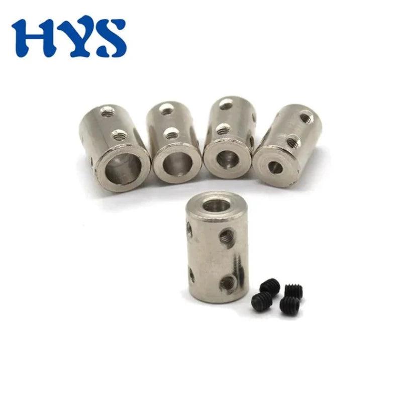 3pcs 4mm/5mm/6mm/8mm/10mm Rigid Shaft Coupling Coupler Motor Connector Sleeve #45 Steel