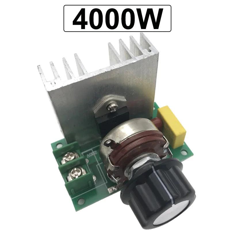 4000W AC 220V SCR Voltage Regulator Mayitr Adjustable Power Supply Board Speed Control Dimmer for Brush Motor Electric Iron