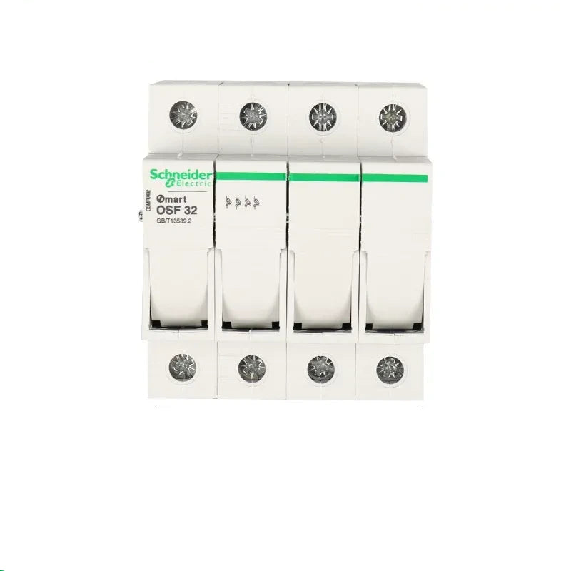 Schneider OSMFU432 Fuse Holder ,DIN Rail Fuse Holder, 4P 32A Fuse Holder without indicator