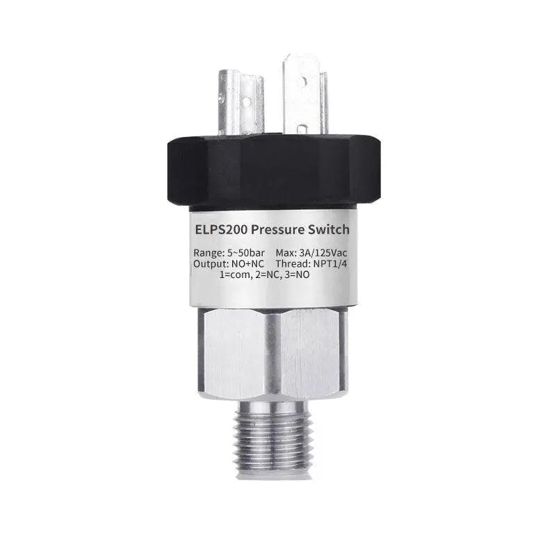 0.3-400Bar Hydraulic General Adjustable Pressure Switch Mechanical Gas Oil Water Piston NPT1/4&#39;&#39; Pressure Control Switch - electrical center b2c