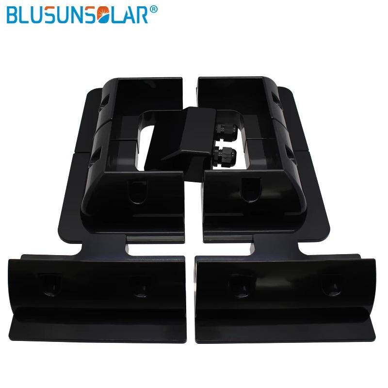 5 Set/lot Waterproof ABS Black  Solar Panel Corner Mounting Bracket System for RV