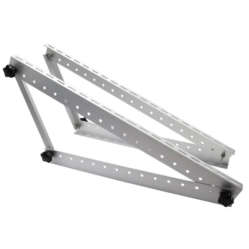 50 Set Triangle Aluminum Oblique Beam and Triangel Back Beam 550mm 100W 300W Solar Panel Roof Mounting Bracket for Van