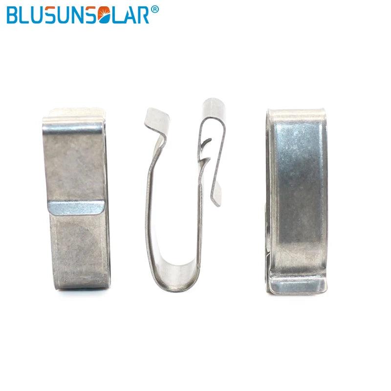 500 PCS /Lot SUS 304 Material Big Size 4 X 4mm2 PV Cable Clip /Clamp for PV Solar Cable Wire