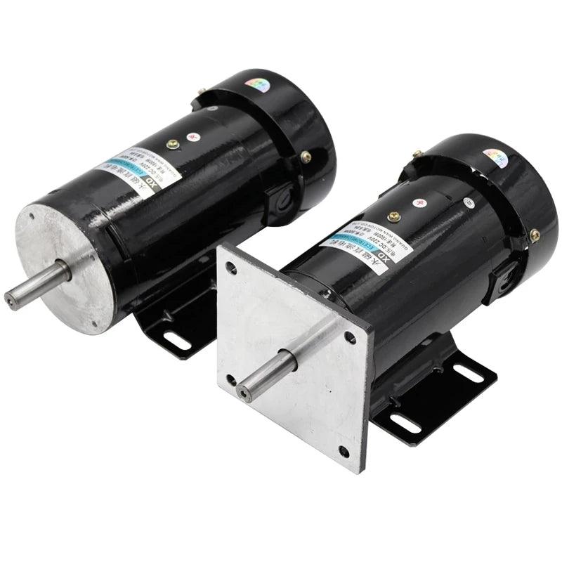 500W Motor DC 220V Permanent Magnet Motor High Torque Speed 1800rpm-4500rpm Can Adjust Speed Forward and Reverse Electric Moter