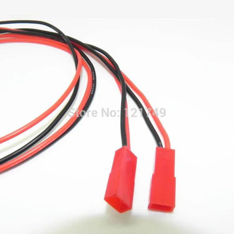 50pcs/lot JST To 4.0mm Banana Gold Plug for DIY Battery Part with 60cm Long 22AWG Silicone Cable