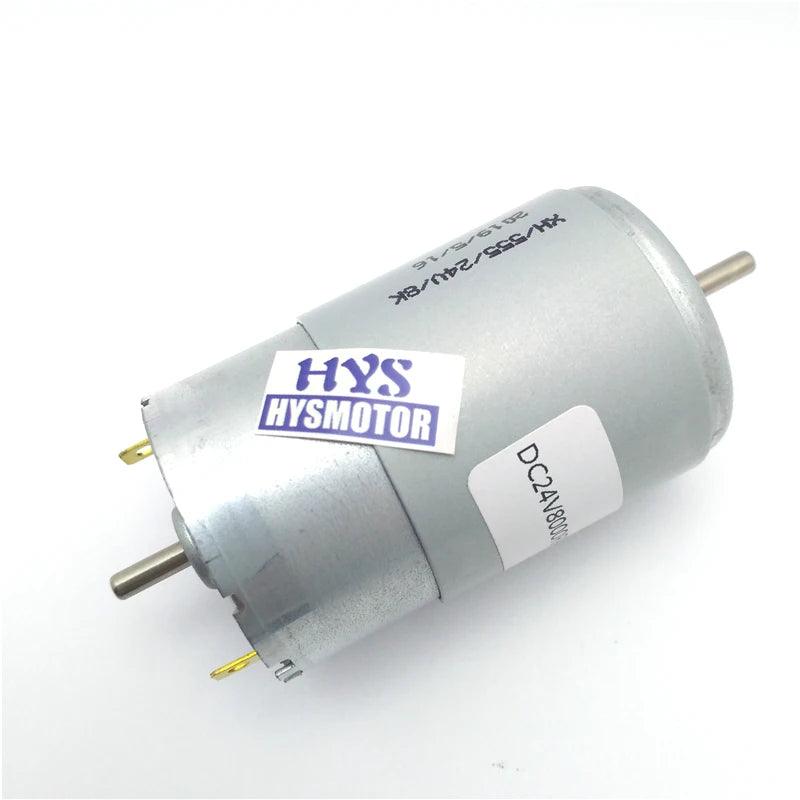 555 Double Output Shaft DC Motor 12V 24V High Speed 4000/8000rpm PWM Forward and Reverse Electric 12 V 24 Volt Micro DIY Drill