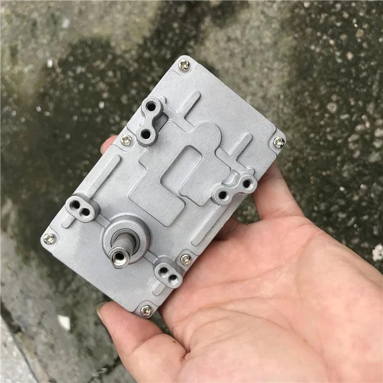 555 Full Metal Gear Motor Reducer DC 12V 24V Slow Speed 3/40/90/120/200rpm High Torque Power Moteur PWM Controller DIY Model - electrical center b2c