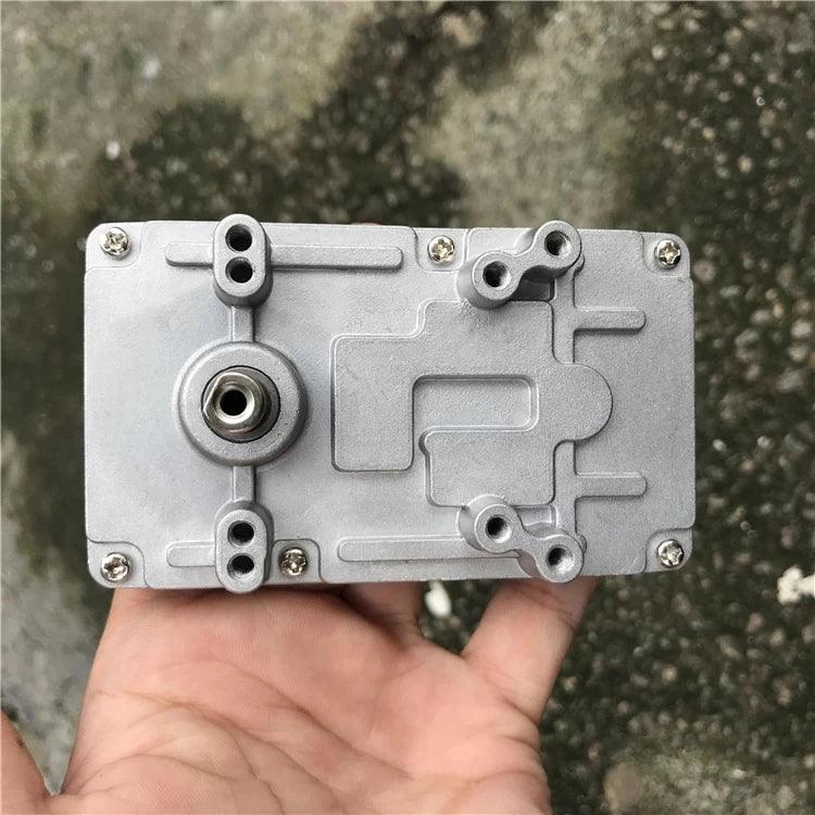 555 Full Metal Gear Motor Reducer DC 12V 24V Slow Speed 3/40/90/120/200rpm High Torque Power Moteur PWM Controller DIY Model - electrical center b2c