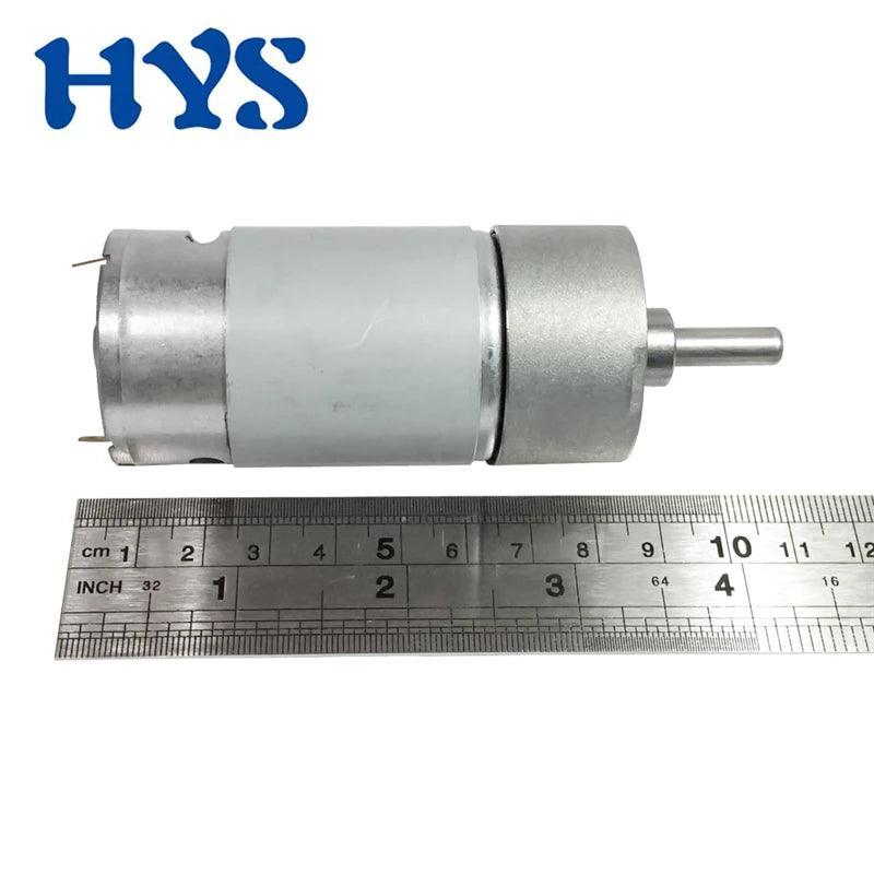 555 Gear Reduction Motor 12V Mini Electric Gearbox Motor 24V All Metal Gears Reversible Motor Reducer High Torque 35KG.cm