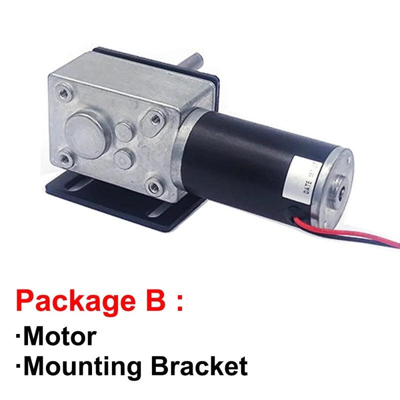 5840-31ZY Geared Motor M8 Screw Thread Shaft Long Length 116mm Electric DC 12V 24V Speed Reducer 12 To 470rpm High Torque