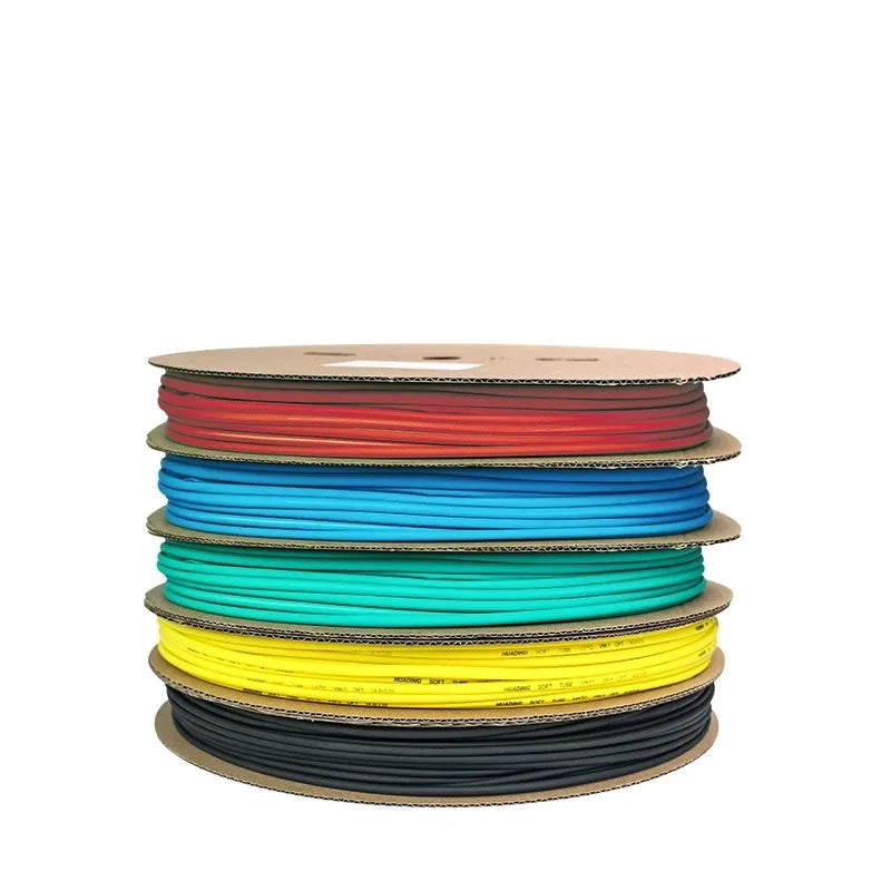 dia 5mm heat shrink tubing,25m/roll heat shrink tube,2:1 heat shrink sleeve,red/yellow/blue/green/black electrical insulation tube,10m/lot cable protective sleeve,2m/lot wire repair tube,after shrink 2.5mm polyolefin heat shrink tube