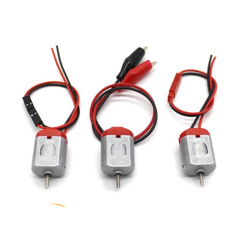 5pcs 130 DC Motor JST DuPont Crocodile Clip Connect High Speed 3V 16500rpm Electric Micro Moter DIY Toy Cars Fan Engine