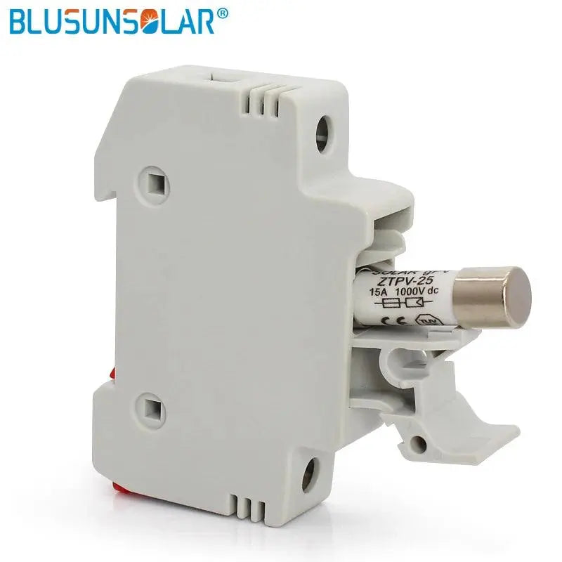 20 Sets/lot Solar PV Fuse Holder with 10/12/15/20A PV Solar Fuse 1000VDC 10x38 GPV BX0234/6 - electrical center b2c