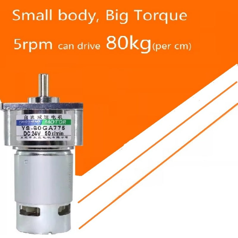 60GA775 DC Gear Motor 12V 24V High Torque