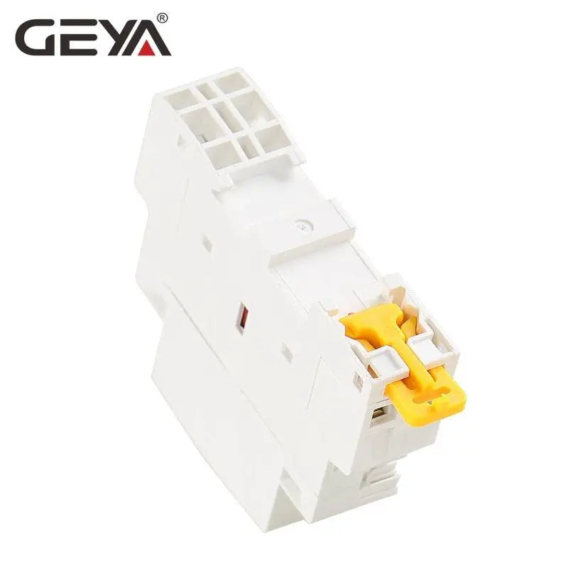 GEYA Din Rail Type Household Modular Contactor 2P 16A  20A 25A 2NC 2NO 1NO1NC 50/60Hz Automatic AC Contactor - electrical center b2c