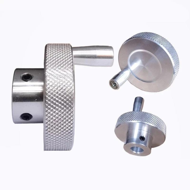 60mm 80mm Lathe Handwheel Bore 10/11/12/14/16/18/20/22/25mm Solid Scale Handwheel Machinery Accessories Lathe Milling Grinding