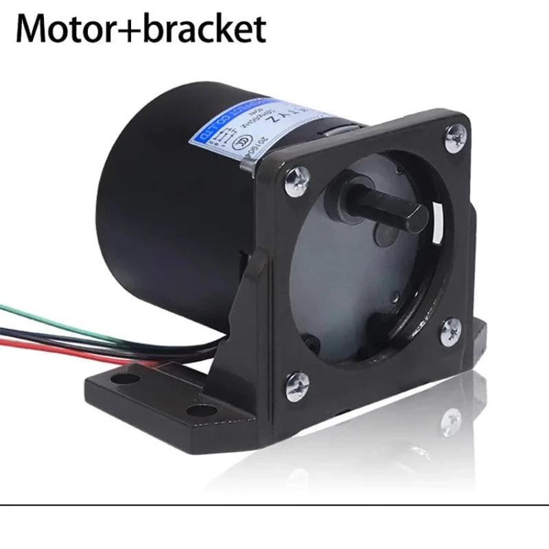 70KTYZ High Torque 160KG 40W AC 220V Permanent Magnet Synchronous Motor CW/CCW Metal Geared Slow Speed Motor 2.5 To 110RPM