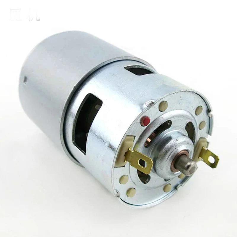 775 DC Motor Shaft D Length 16mm High Speed 12V 4500rpm PWM DC12V-24V Ball Bearing Low Noise Electric DIY Drill Tools Cut Engine