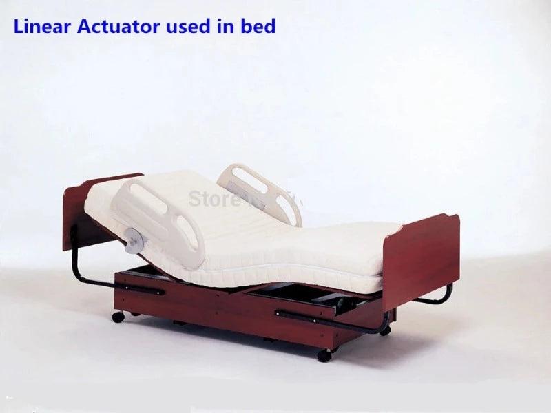 8000N Linear Actuator DC 12V 24V Telescopic Rod 50mm 100mm 150mm200mm 250mm Mini Lineal Actuador Hospital Bed ICU Electric Chair