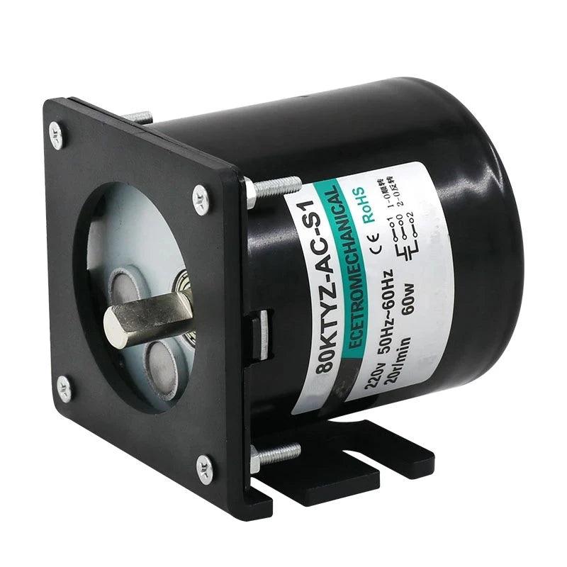 80KTYZ AC Motor 220V 5rpm -110rpm Motor 60W Permanent Magnet Synchronous Motor With Bracket