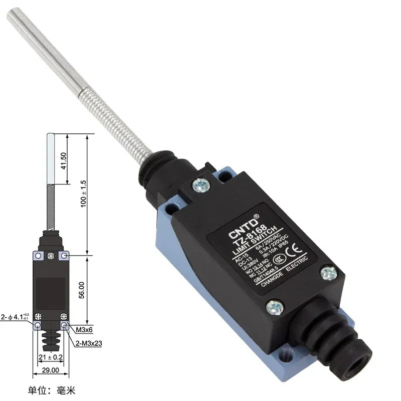 CNTD TZ-8168 Limit Switch ,Travel Limit Switch ,Industrial Micro Switch 