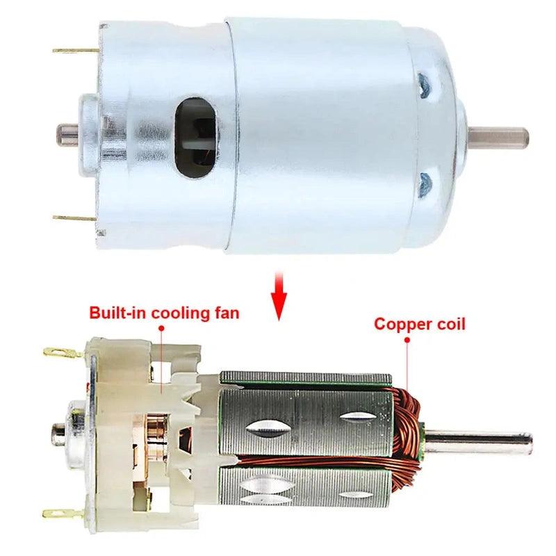 895 High Torque High RPM DC Motors 12V 24V 3000/6000/8000/12000/18000RPM Use For Scooter Cutting Machine Electric Grinder Motor