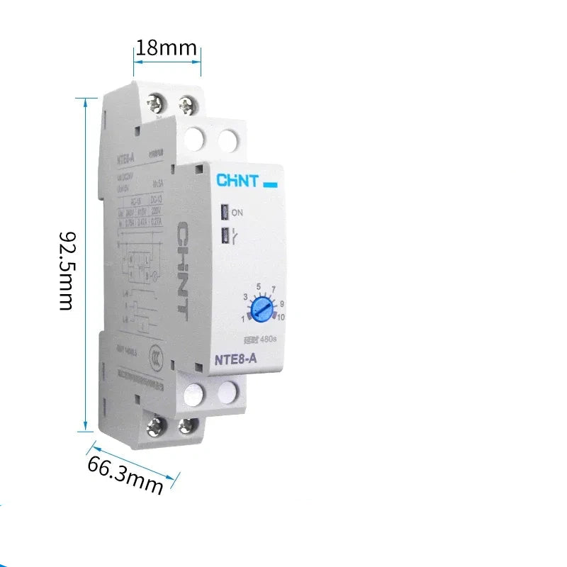 chint nte8 time relay,NTE8A Signal Break Delay Type,NTE8A Signal Break Delay 48~480 Seconds