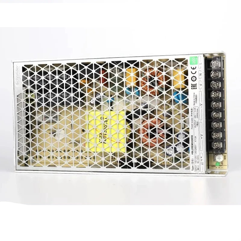 Schneider ABL2REM24 Power Supply, ABL2REM24015K, ABL2REM24020K, ABL2REM24045K, ABL2REM24065K, ABL2REM24085K, ABL2REM24100K, ABL2REM24150K, 24V DC Power Supply, Industrial Switching PSU, 35W-350W Power Supply, DIN Rail Power Supply, Schneider ABL2K Series, PLC Power Supply