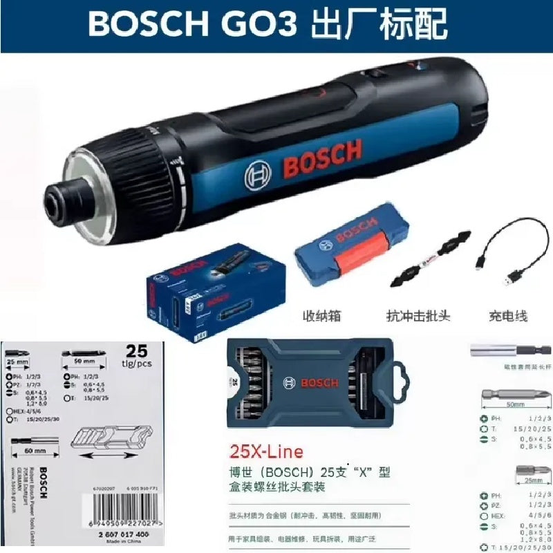 BOSCH GO 3 3rd Gen Cordless Screwdriver