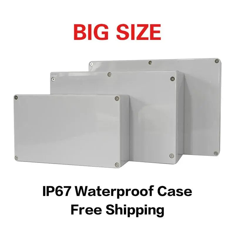 Big Size Outdoor Waterproof Case Enclosure Plastic Box Electronic Project Case Waterproof Junction Box for Electronics - electrical center b2c