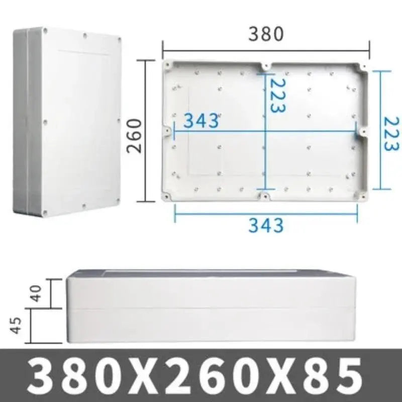 Big Size Outdoor Waterproof Case Enclosure Plastic Box Electronic Project Case Waterproof Junction Box for Electronics - electrical center b2c