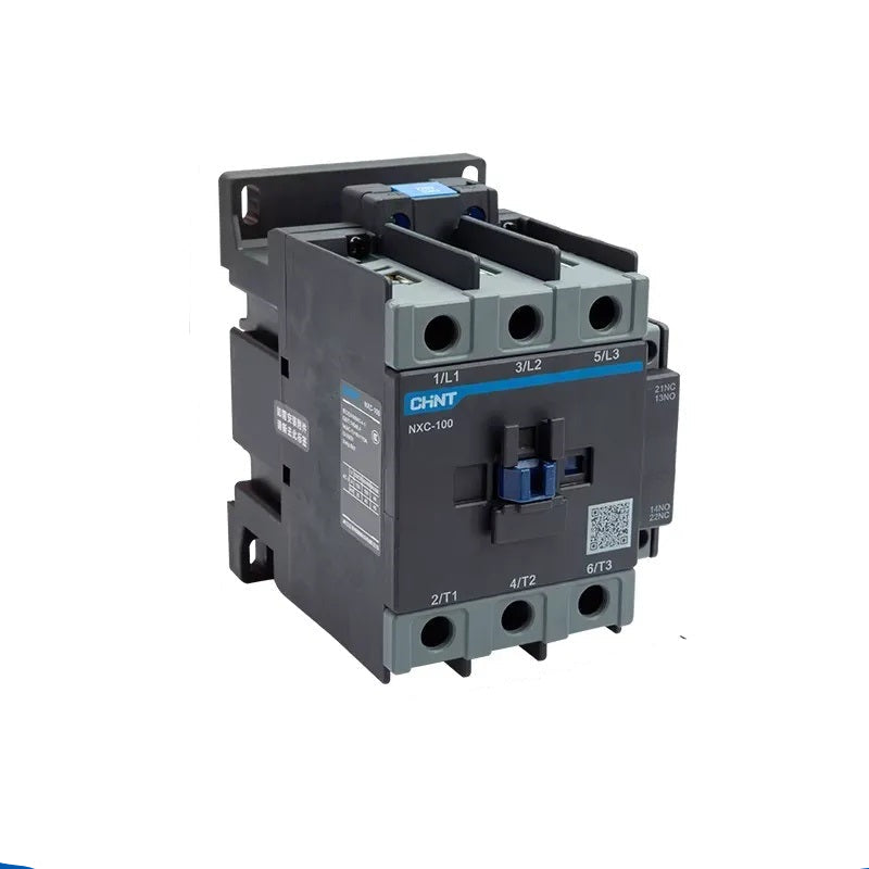 chint nxc contactor,kunlun nxc ac contactor,original chint magnetic contactor NXC-100 1NO+1NC 100A din rail contactor 
