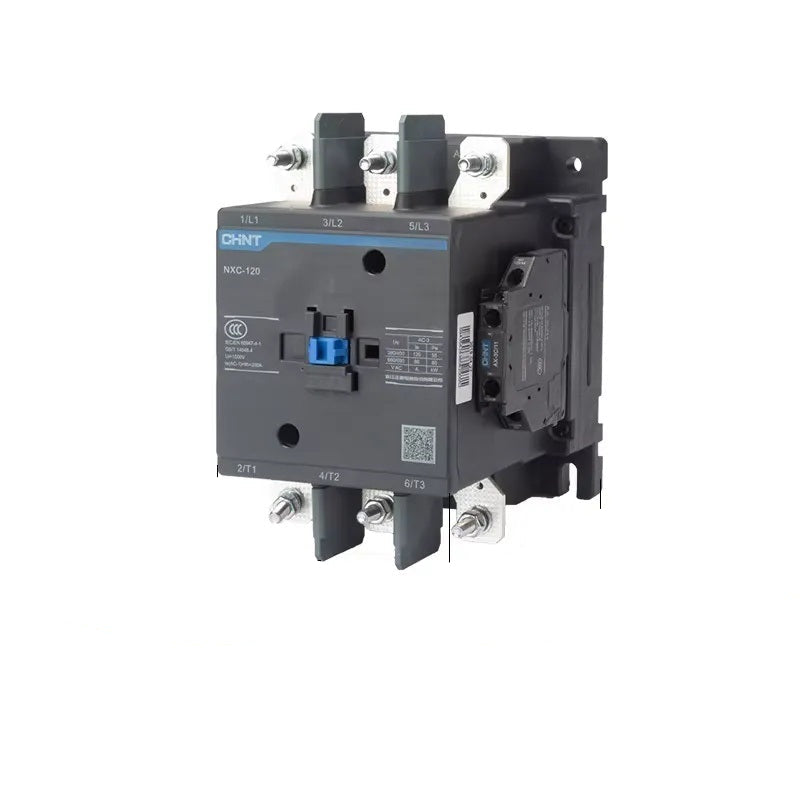 chint nxc contactor,kunlun nxc ac contactor,original chint magnetic contactor NXC-120 1NO+1NC 120A din rail contactor 