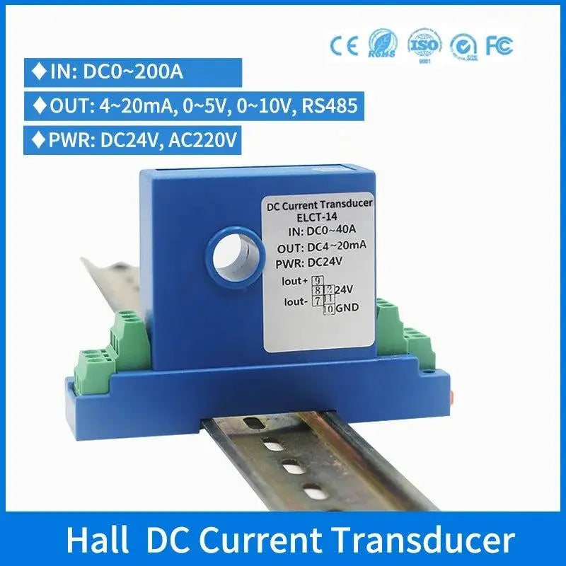 DC 0-200A Electrical Current Transmitter Close Loop CT  4-20mA 0-5V Output - electrical center b2c