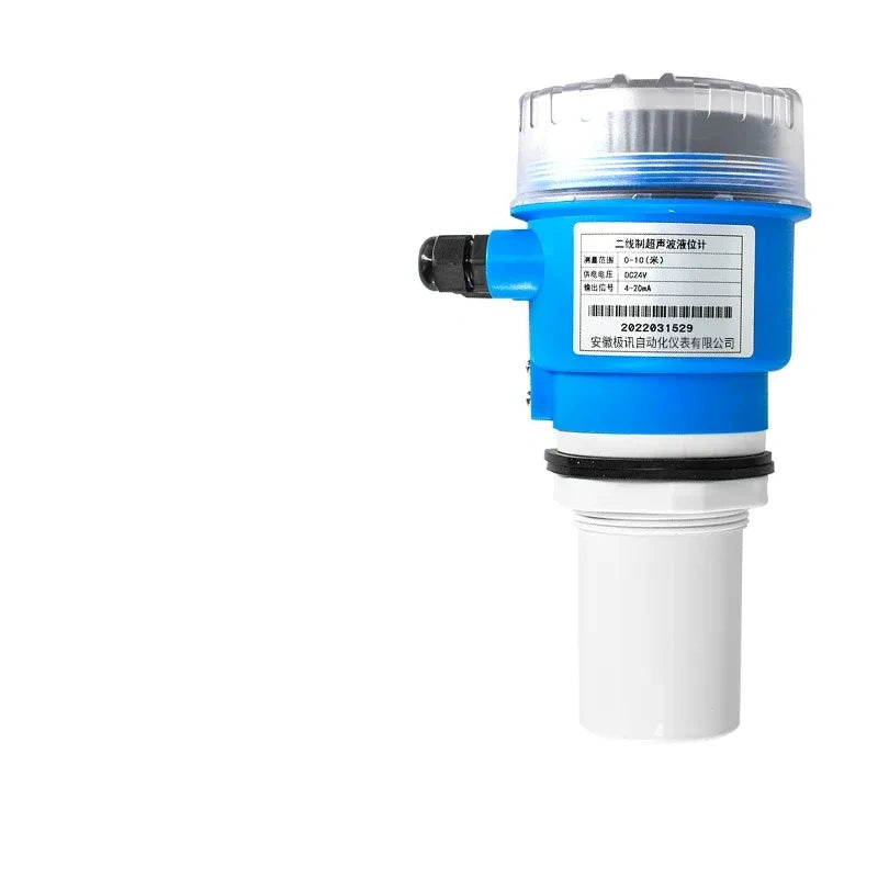 Ultrasonic Level Sensor with measuring range 0-10 meter ,dc24v Anti-corrosive Ultrasonic Level Sensor ,2-wire 4-20mA Level Meter ,Non Contact Level Sensor used for Strong acid and strong alkali liquids and solids liquid 