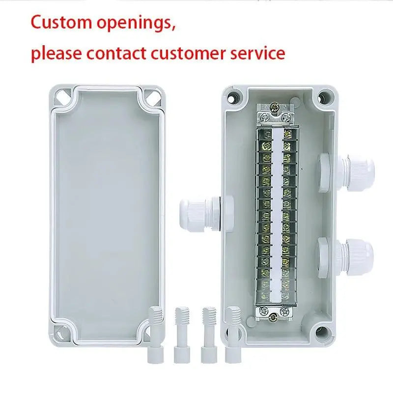 IP67 electronic plastic box project box for outdoor ABS electrical projects Electronic enclosure outdoor waterproof box - electrical center b2c