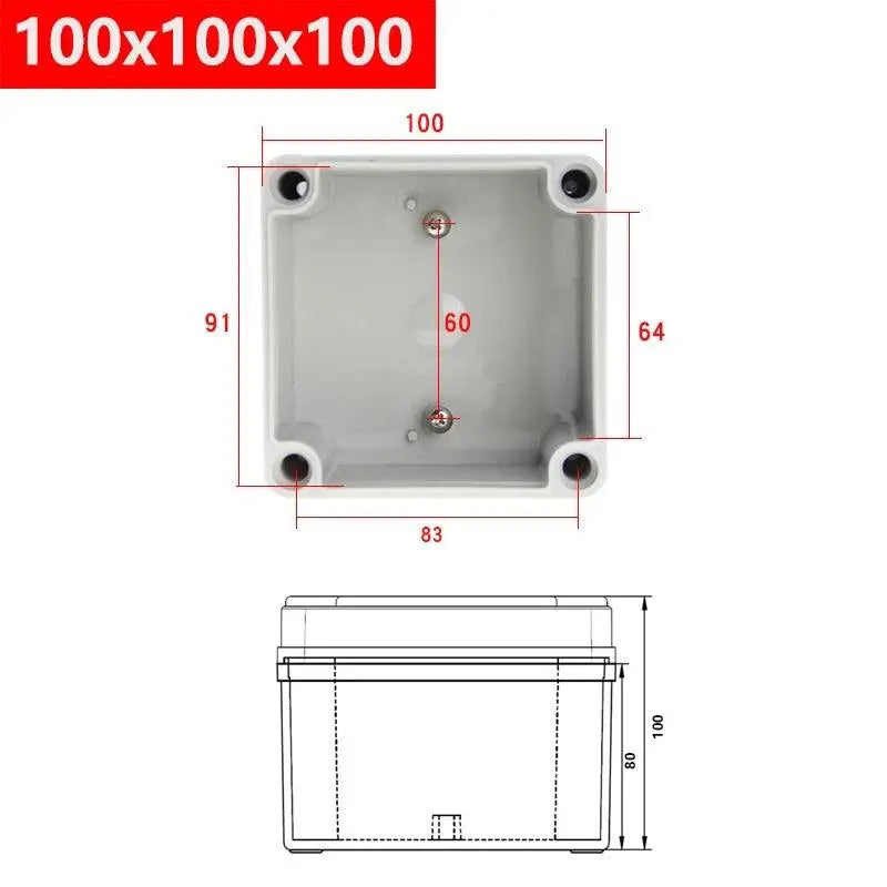 IP67 electronic plastic box project box for outdoor ABS electrical projects Electronic enclosure outdoor waterproof box - electrical center b2c