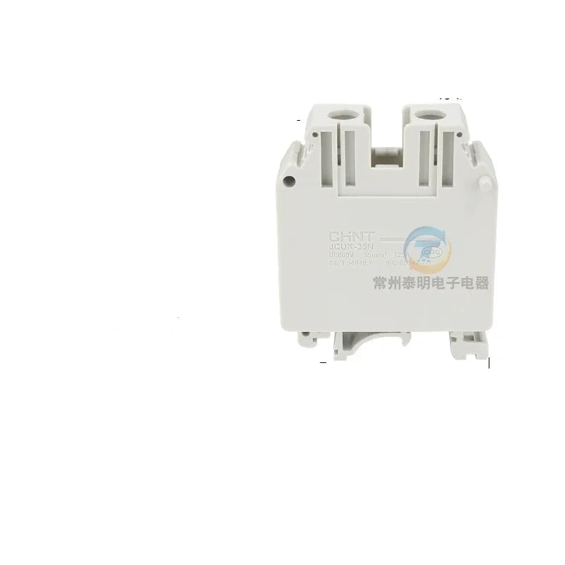 CHNT JCUK-35n Terminal Block,DIN Rail Terminal ,Wire Connector 35mm² 125a Terminal, Cabinet Wiring Accessory